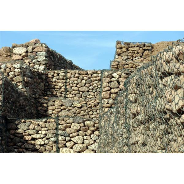 Riverbank 2x1x1m Hexagonal Gabion Box 60x80 Galvanised Gabion Baskets
