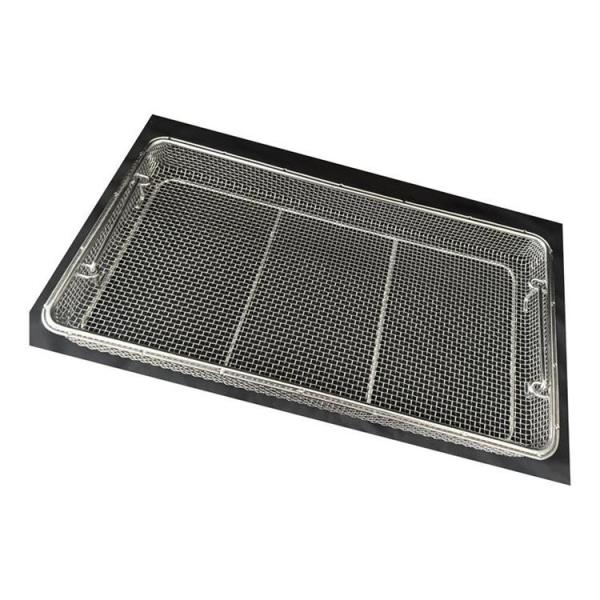 Hot Sterilization Stainless Steel Mesh Basket 1mm Wire Diameter Stroage Solution For Surgical Instrument Sterilization