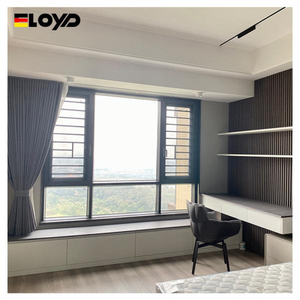 Customized Kitchen Casement Window Replacement T5 Aluminum Alloy Profiles