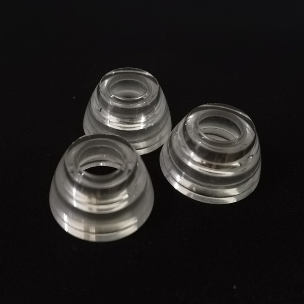 Customized Transparent Sapphire Parts In Pagoda Type With Hole