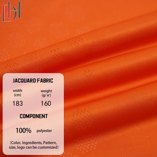 Soft 100% Polyester Shirt Clothing Fabric Quick Dry Jacquard Clothing Fabric