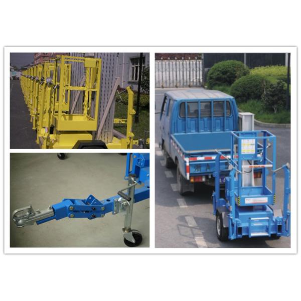 8 Meter Hydraulic Work Platform , Trailer Mounted Lift For One Person