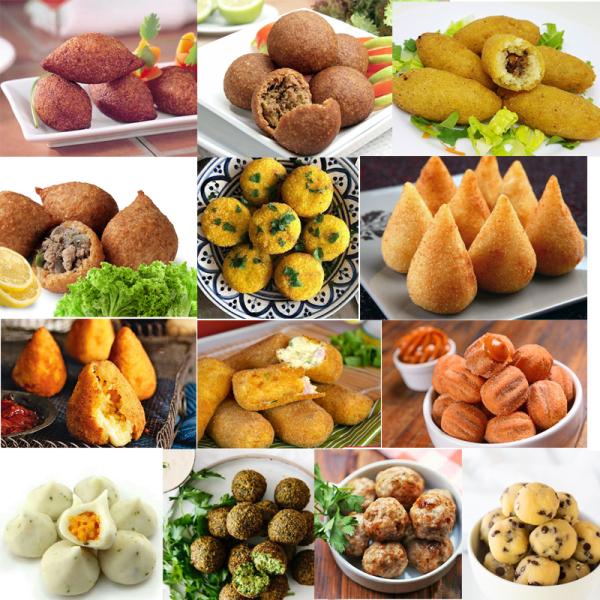 P110 Automatic small arabic food mini kubba/kibbeh making machine