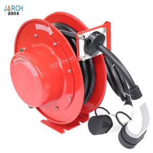 China Auto - Rewind Extension Cable Reel Spring Drive For Electric Flat Car / Crane / Forklift hose reel on sale