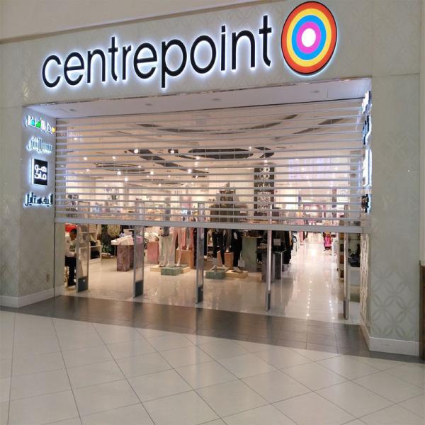 Shop Clear Polycarbonate Roller Shutter Transparent For Shopping Mall