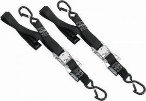 China 2200lb J Hook Self Tightening Ratchet Straps , Retractable Cargo Straps on sale