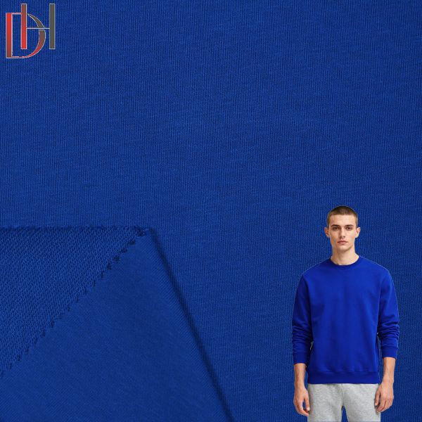 Cotton Spandex Hooded Shirt Fabric Soft Breathable Organic Knitted Tricot Jersey Fabric