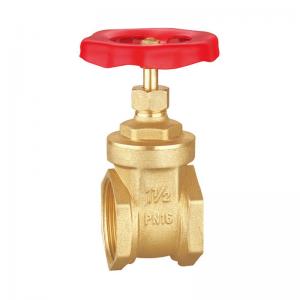 Cheap Forged Brass Gate Valve 1/2 Inch Threaded Sand Blast Nickel Plated for sale