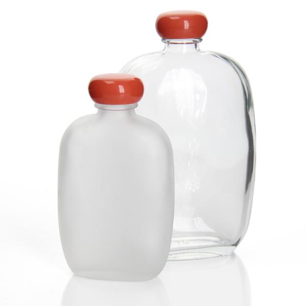Wholesale Manufacture 200ml 300ml 500ml Twistable Cap Juice Beverage Glass Drinking Bottle