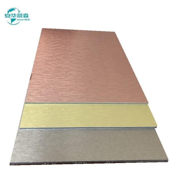 Construction Materials Brushed Aluminum Acm 1220mm Width Aluminium Acp Sheet
