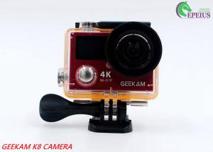 China 14MP Waterproof Action Camera Panasonic CMOS With Aluminium Alloy Front Cover HDMI Wifi on sale