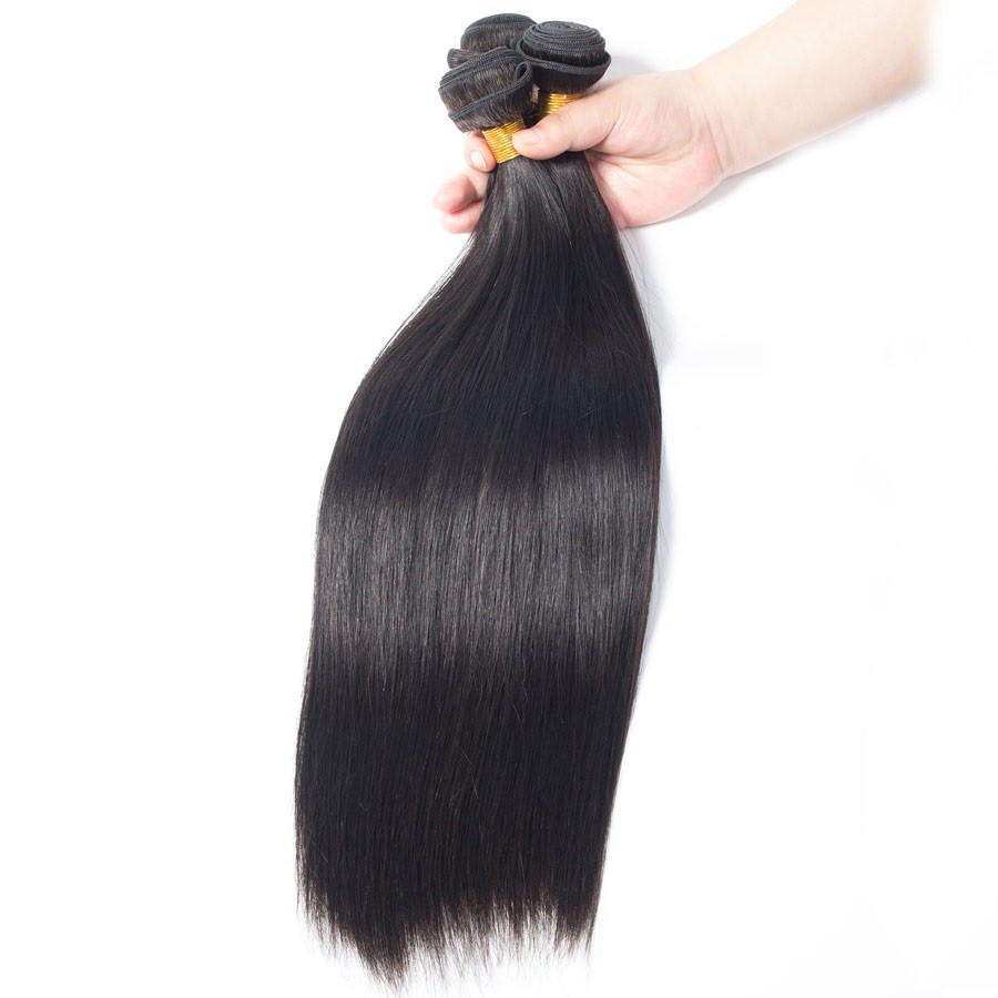 Quality Mixed Length 100% Human Hair Bundles , Peruvian Virgin Hair Straight No Tangle wholesale