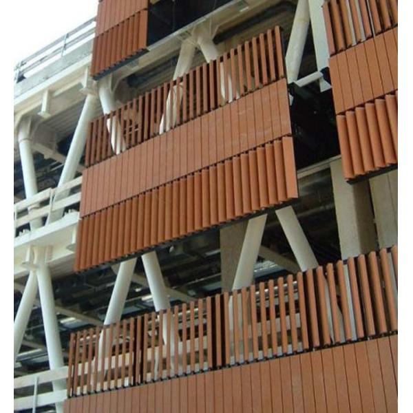 Outdoor Wood Plastic Composite Exterior Wall Cladding PVC WPC Wall Panels