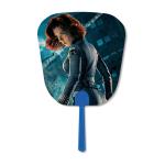16x17cm Hand Fan 3D Lenticular Printing Service For Promotional Gift /