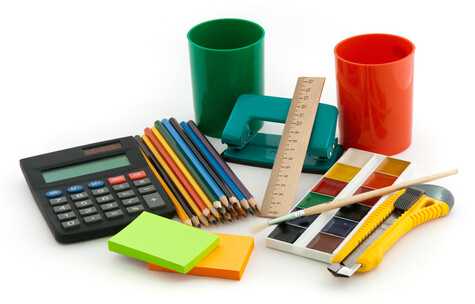 Customized mini notebook,pencil,caculator,staple,holder,ruler for office stationery