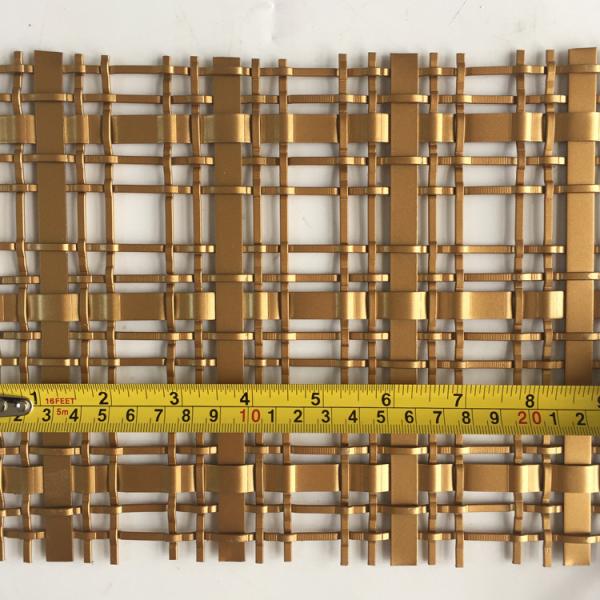 PVD Surface Architecture Metal Mesh Customized Corrosion Resistant