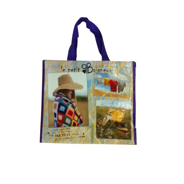 Freeuni Wholesale customized recycled Pp woven bag / pp woven shopping bag