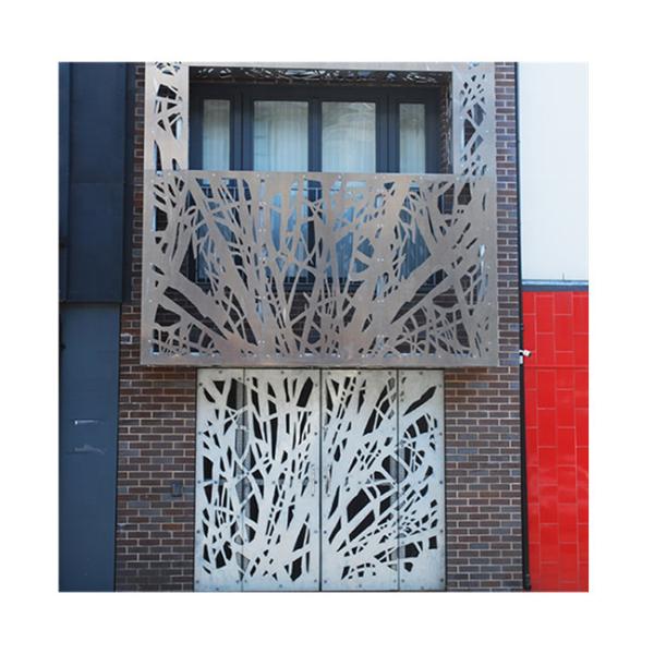 American Style Custom Laser Cut Metal  Stainless Steel Wall Panels Partition