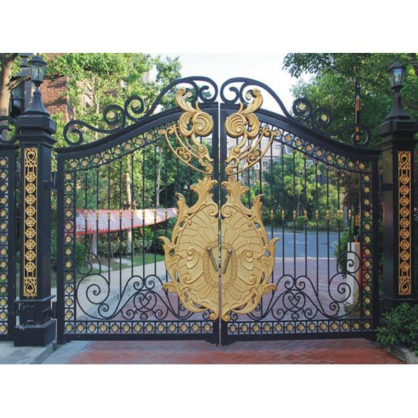 Wrought Iron Cast Iron Decor Security Entrance Cast Iron Garden Gate Tree Shaped For Home Ornaments