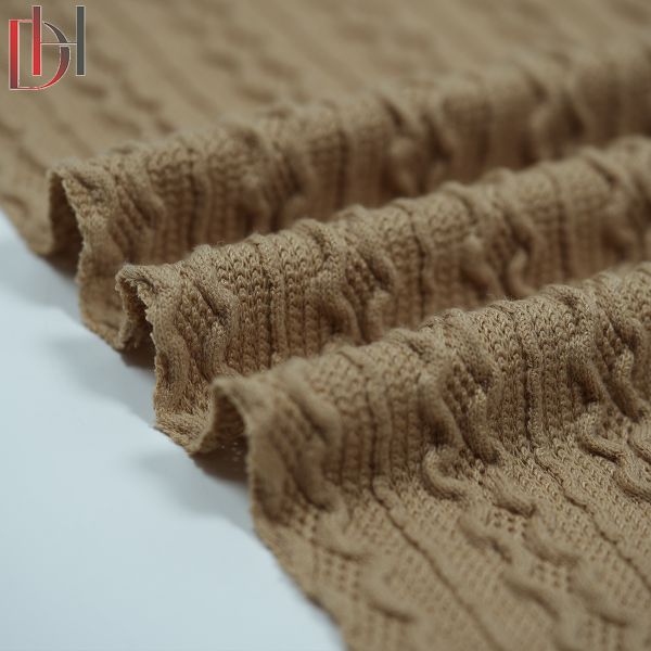 Breathable Jacquard Fabric Anti Static 95 Percent Polyester 5 Percent Spandex Fabric
