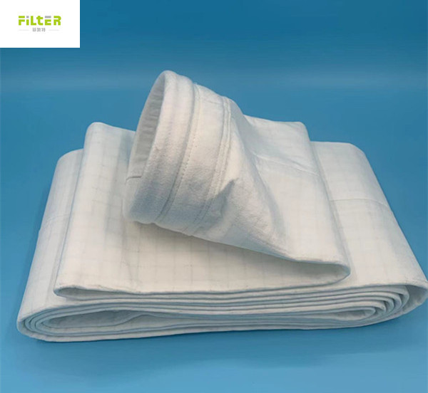 Spun Bonded Polyester Anti Static Filter Bag For Steel Plant