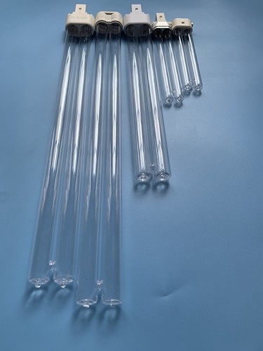 5W UVC Light Tubes H Shape 254nm Germicidal Lamp UV Quartz Tube uvc lamp