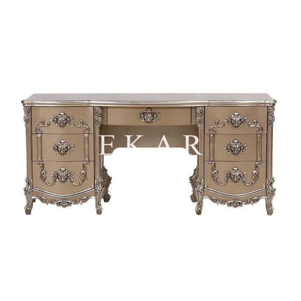 Classic Carved Dresser With Drawer Makeup Vintage Vanity Dressing Table  LS-A101D
