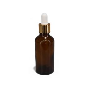 Cheap 50ml Amber Roller Bottles DIN18 Screw Cap Size For Personal Cosmetics for sale