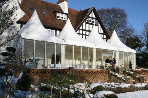 OEM Beautifully Crafted Large Wedding Marquee Tent With Timeless White Tones