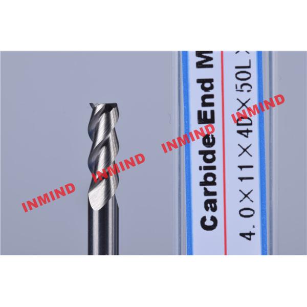 High Precision Aluminum End Mill With 2 Flute / 3 Flute Highly Polished