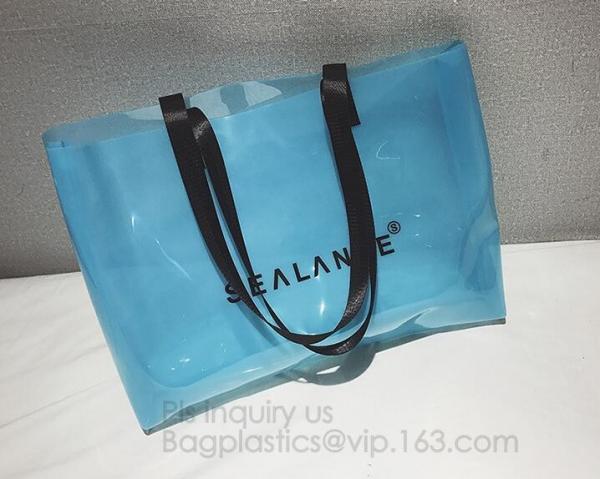 laser PVC beach shoulder Hand bags fashion beach bags, waterproof outdoor beach bean hand bag, PVC waterproof beach bag