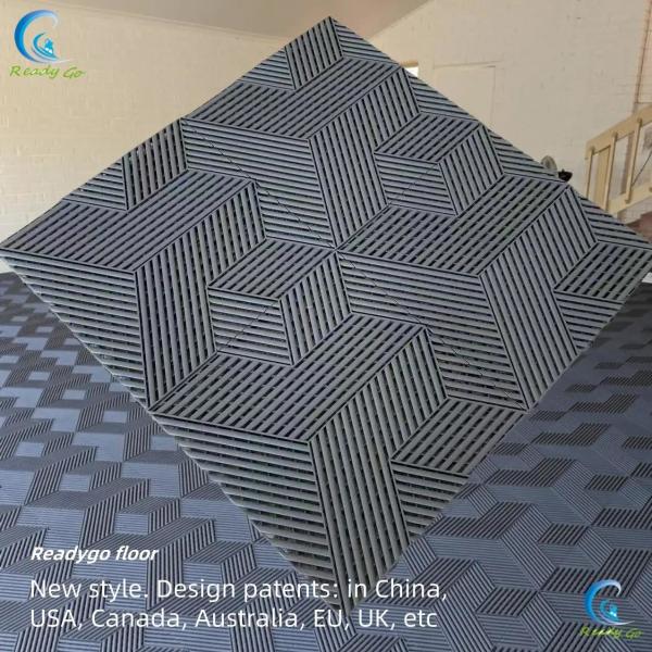 100 % Top Pp Raw Materials Garage Floor Tile High Impact Resistance