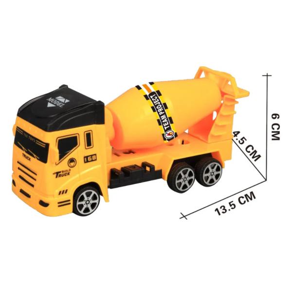 Inertia Four-Wheel Drive Engineering Vehicle Children′s Simulation Model Car Fall Prevention Toy Friction Car Return Car