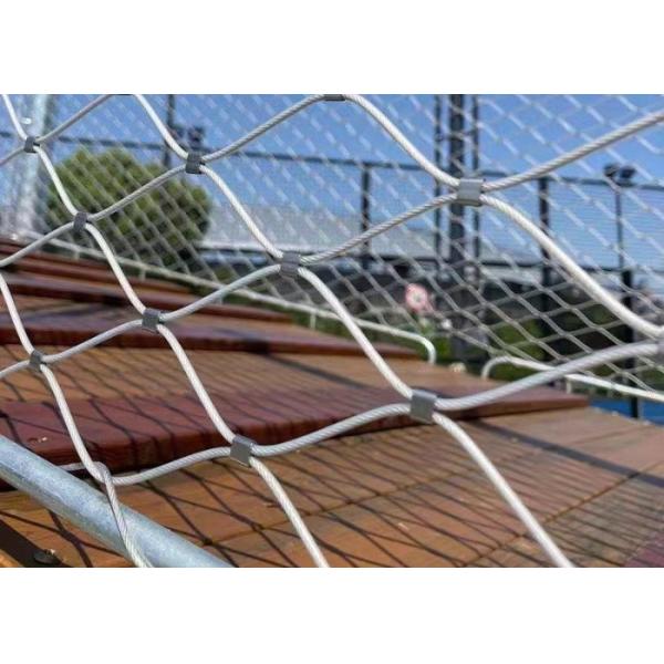 2.0mm 35*35mm Stainless Steel Ferrule Mesh Black Zoo Netting