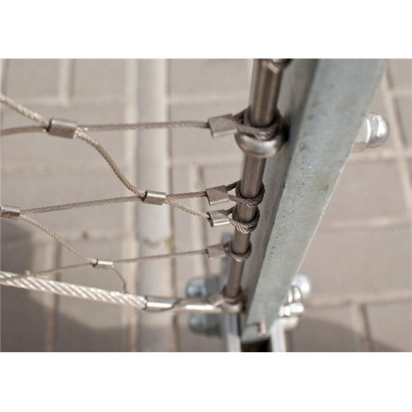 Flexibility 2.0mm Ss Rope Mesh Outdoor Swimming Pool Fence Panel Stairs Platforms