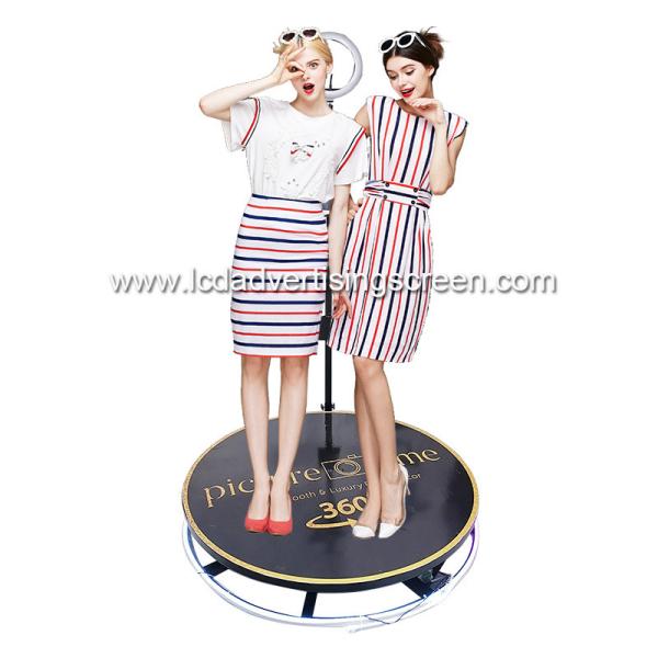 3 - 5 Person 360 Rotating Photo Booth With Selfie Bracket
