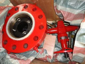 Cheap Red Color Oilfield Wellhead Casing Head SOW Bolted And Threaded Base API 6A for sale