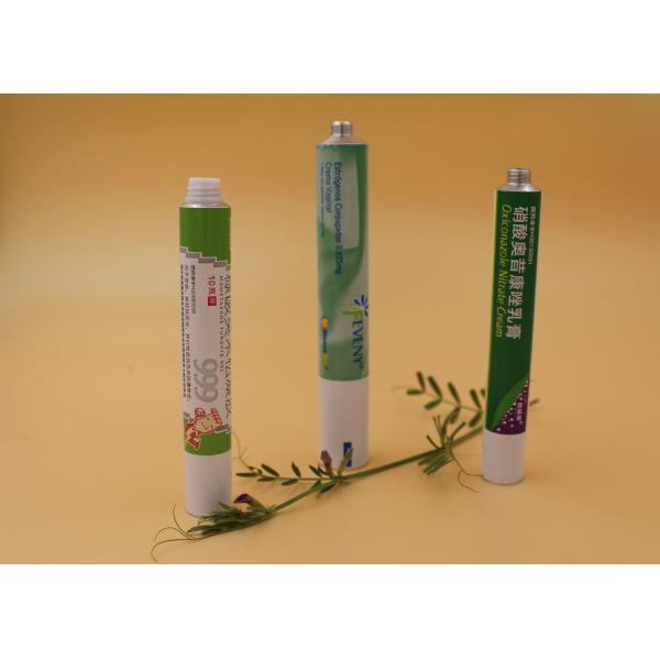 ISO / CFDA Aluminum Packaging Tubes For Cosmetic / Adhesive Custom Logo