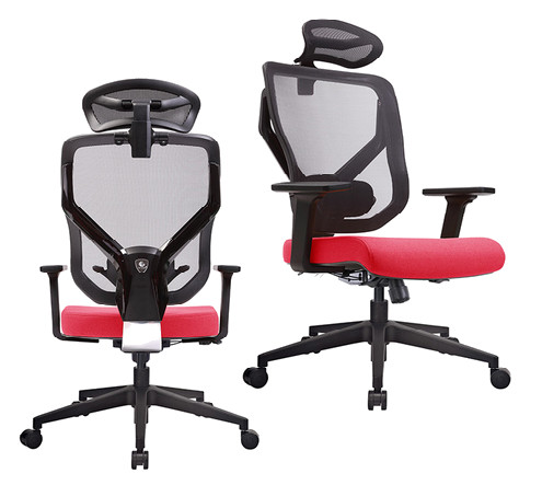 55mm Black PA Plastic Office Computer Desk Chair RoHS EN 1335