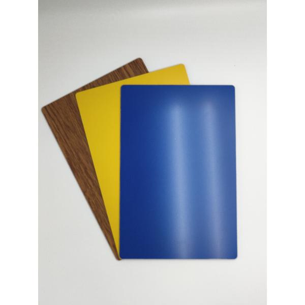 Stone Grain PVDF Coating Aluminium Composite Panel 4mm Thickness Plastic