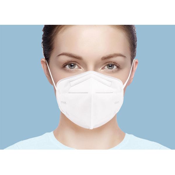 Class II N95 Disposable Face Mask 4 Layer Elastic Ear Clip Nose Foam With Valve