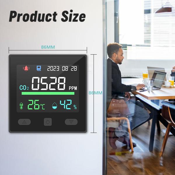 12V Indoor CO2 Meter Temperature Humidity Wifi Air Quality Monitor