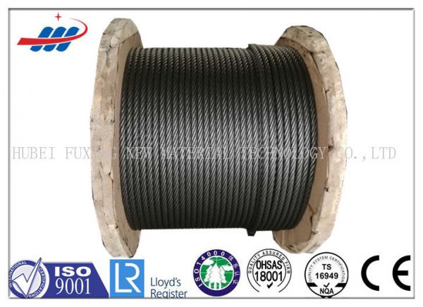 Quality Bright Steel High Strength Wire Rope For Speed Limiter , Right / Left Lay Wire Rope wholesale