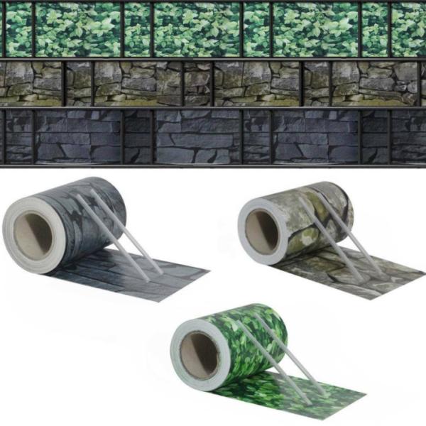 PVC Strip Screen Fence Windproof  Privacy Fence with Customizable Length Garden Privacy Screens