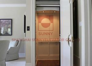 China Double Door Apartment 0.3m/S Residential Home Elevators With Deceleration Device on sale