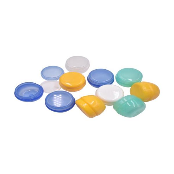Colorful Beauty Cream Biodegradable Plastic Jars Food Grade For Cosmetics