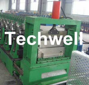 Cheap Hot - Dip Galvanizing Steel Strip Cable Profile, Cable Tray Roll Forming Machine TW-CBT300 for sale