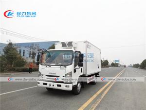 Cheap ISUZU KV100 Refrigerated Transport Trucks 3T 4T 5T For Frozen Fish for sale