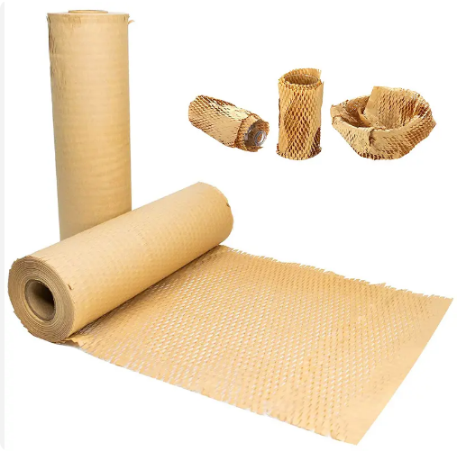 50mm*100m 80gsm Honeycomb Paper Roll Compostable