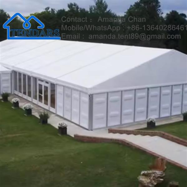 Outdoor Large Aluminum AlloyMarquee Tent WIth Pvc Wall For Storage,Wedding,Trade Show,And So